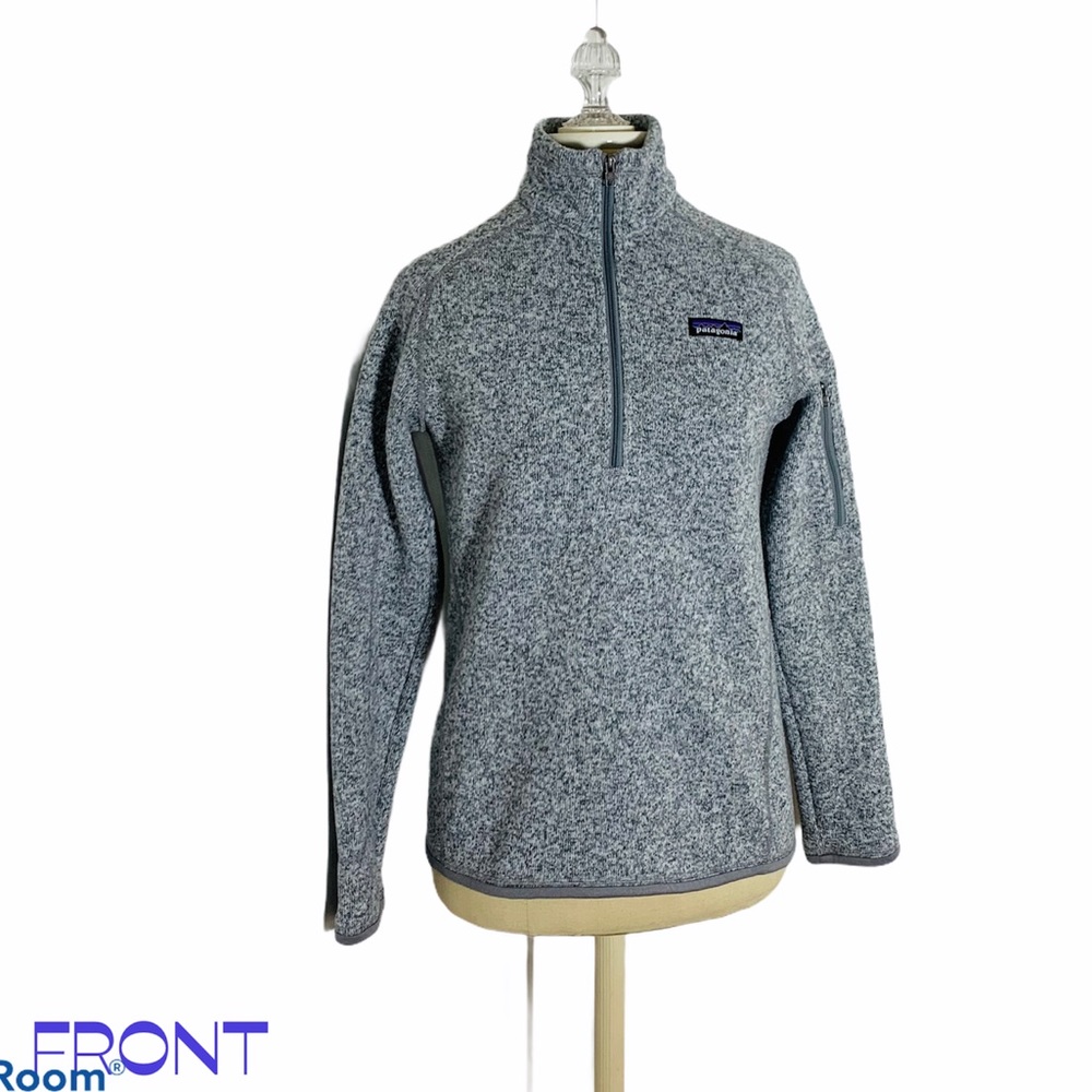 Patagonia Women's Quarter Zip Better Sweater Gray